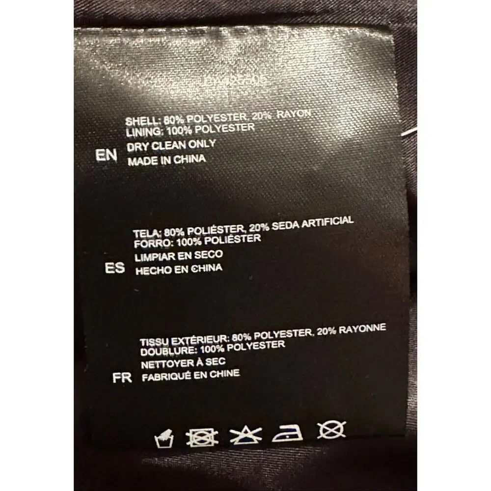 Noize Lena Long Length Vegan Wool Coat NWT Size XL - Picture 12 of 13